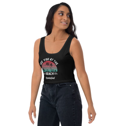 See You at the Beach Crop Top