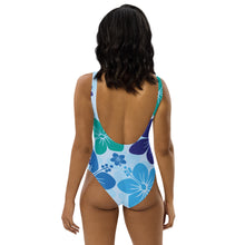 Load image into Gallery viewer, One-Piece Swimsuit - Blue Flowers