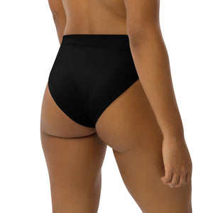 High-waisted bikini bottom - Black
