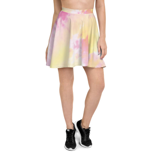 Skater Skirt - Pink/Yellow Tie Dye