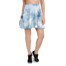 Load image into Gallery viewer, Skater Skirt - Blue Watercolor
