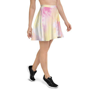 Skater Skirt - Pink/Yellow Tie Dye