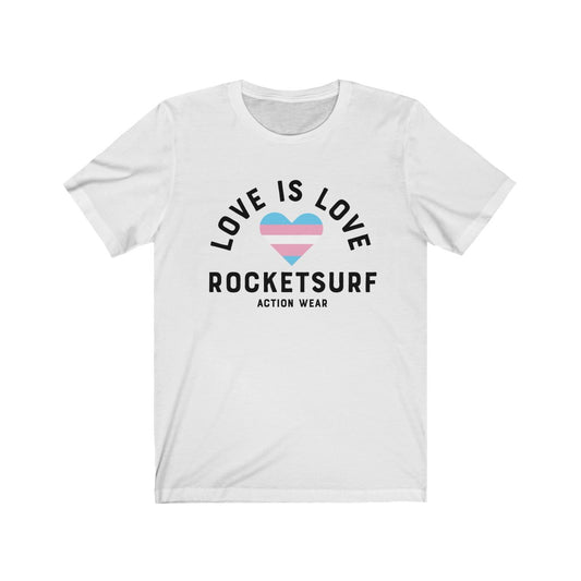 Love is Love Trans Pride Unisex Short Sleeve Tee