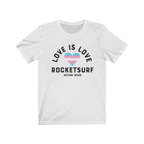 Love is Love Trans Pride Unisex Short Sleeve Tee