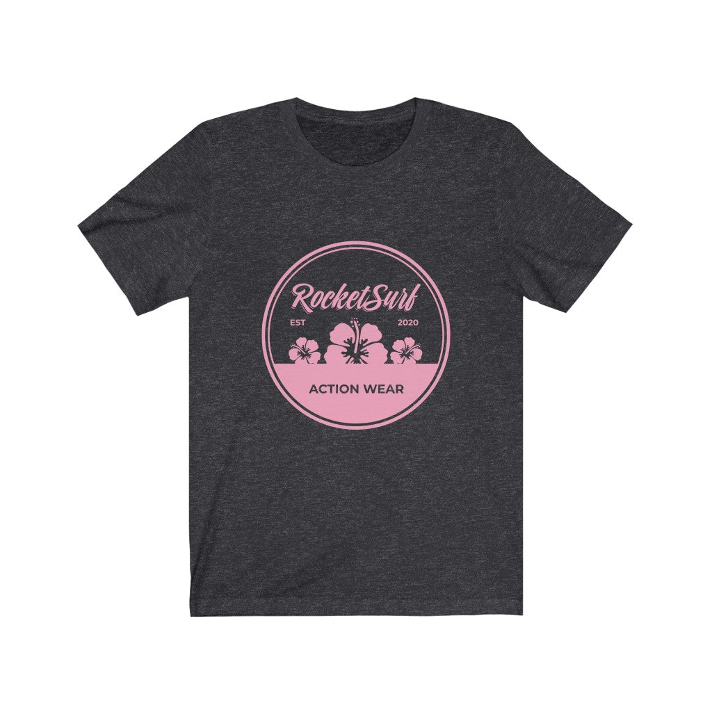Unisex Jersey Short Sleeve Tee - Pink Flowers