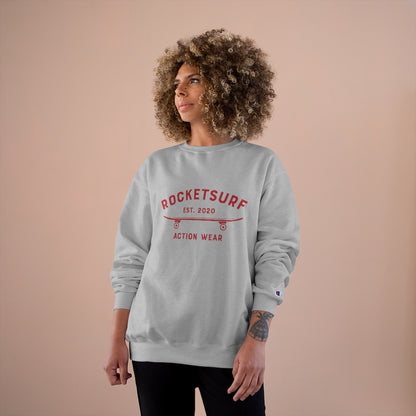 Champion Sweatshirt - RocketSurf Skate Club Red Lettering