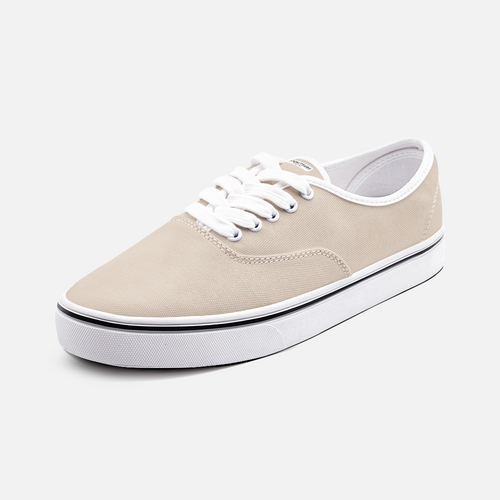 Unisex Canvas Low Cut Loafer Sneakers - Sand