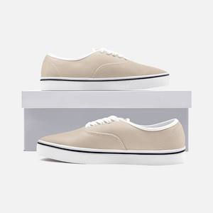 Unisex Canvas Low Cut Loafer Sneakers - Sand