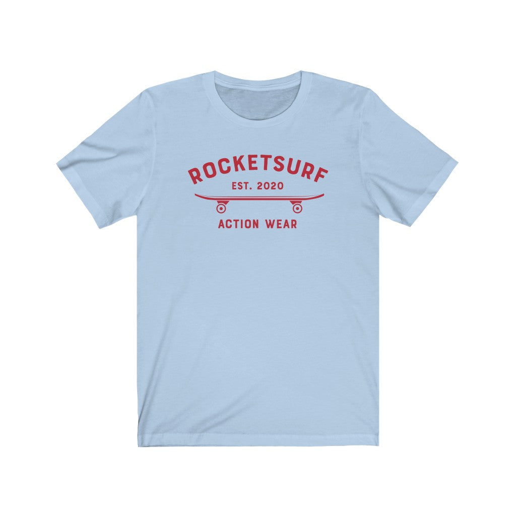 RocketSurf Red Skate Club Unisex Short Sleeve Tee