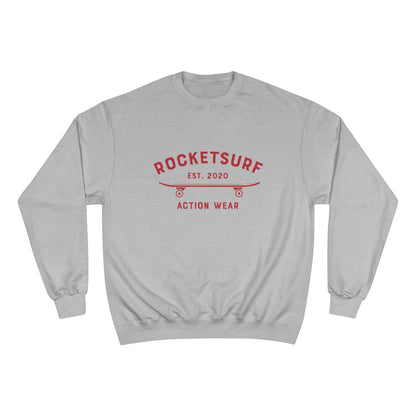 Champion Sweatshirt - RocketSurf Skate Club Red Lettering