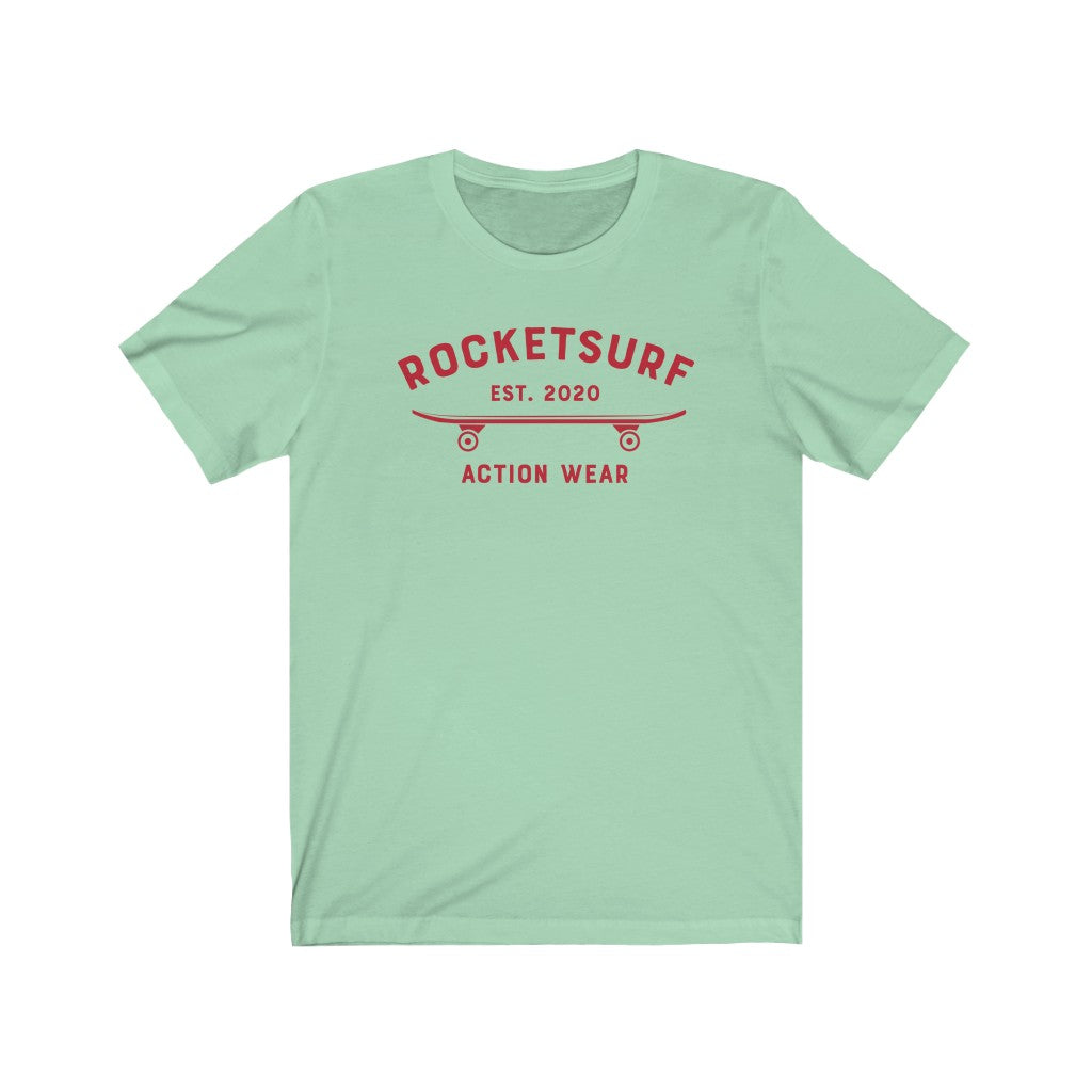 RocketSurf Red Skate Club Unisex Short Sleeve Tee