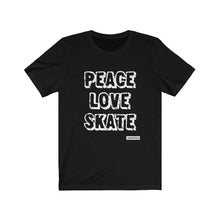 Load image into Gallery viewer, Peace Love Skate Unisex Short Sleeve Tee