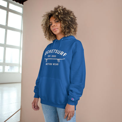 Champion Hoodie - RocketSurf Skate Club White Lettering
