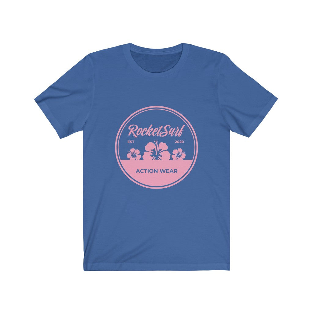 Unisex Jersey Short Sleeve Tee - Pink Flowers
