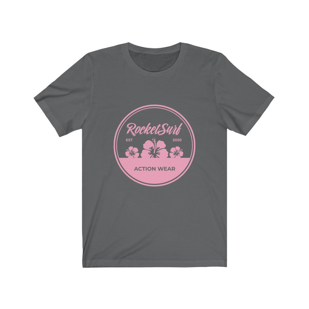 Unisex Jersey Short Sleeve Tee - Pink Flowers
