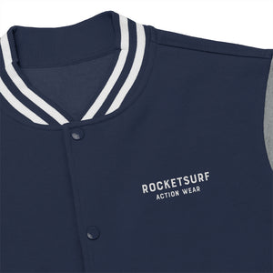 Men's Varsity Jacket - RocketSurf Logo