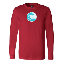 Load image into Gallery viewer, Long Sleeve Shirt Wave Logo