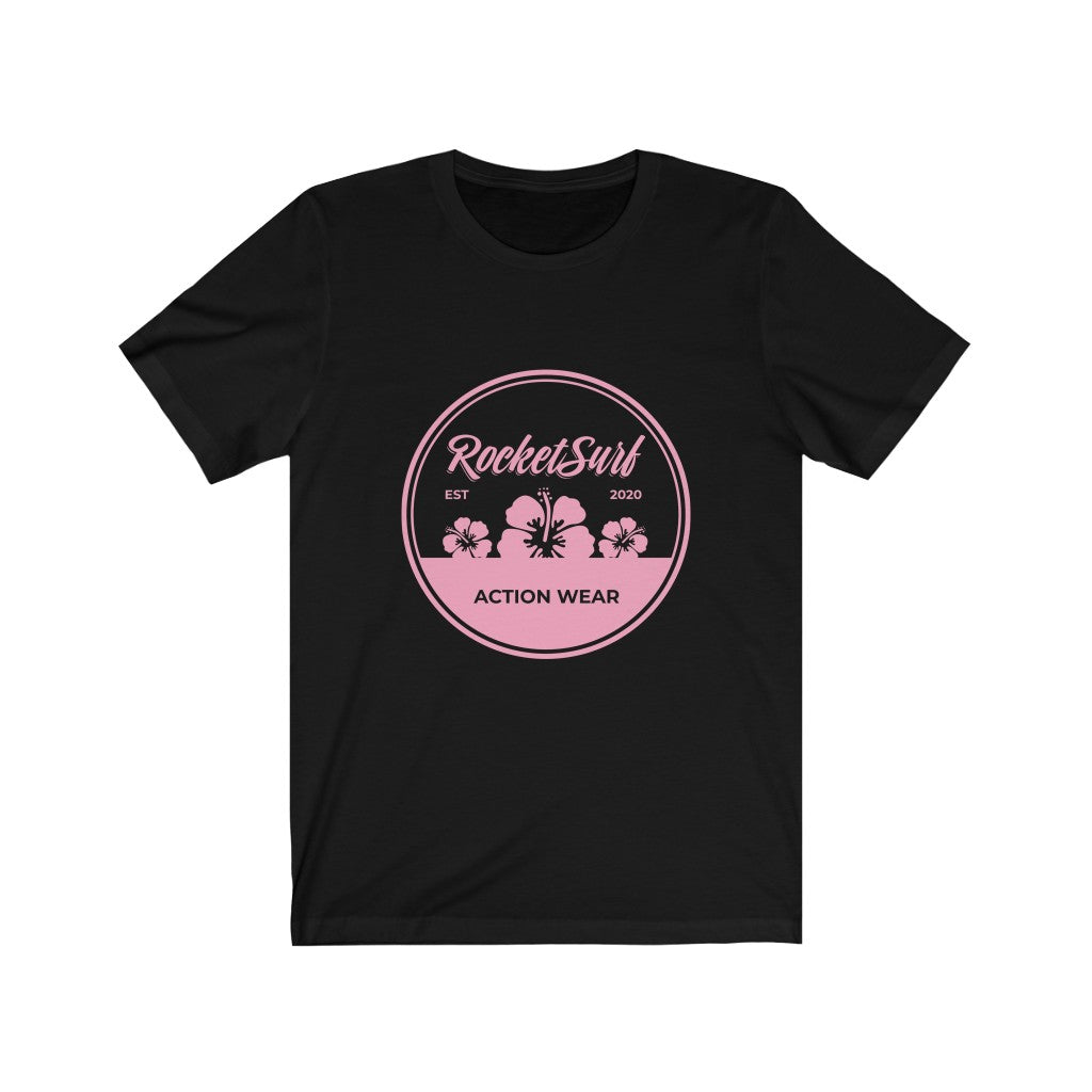 Unisex Jersey Short Sleeve Tee - Pink Flowers