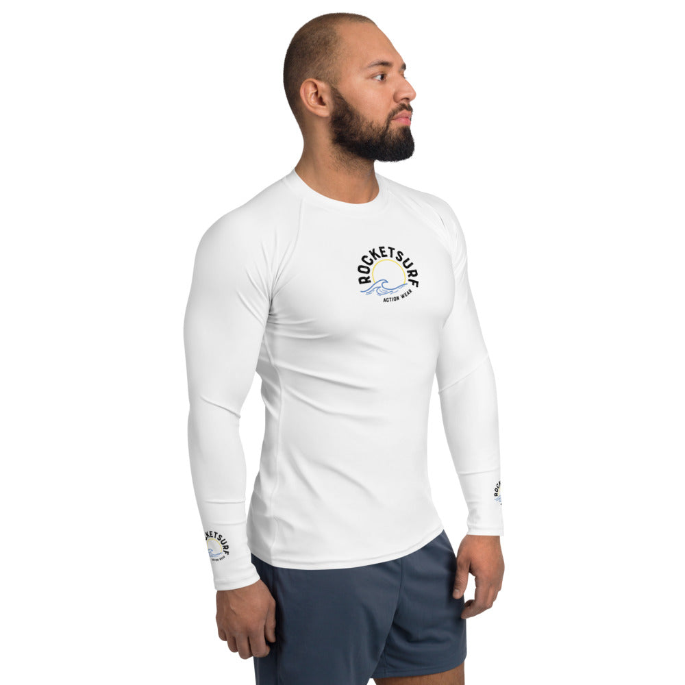 RocketSurf Men's Rash Guard - White