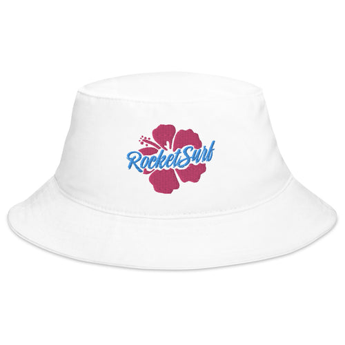 Bucket Hat Pink Flower