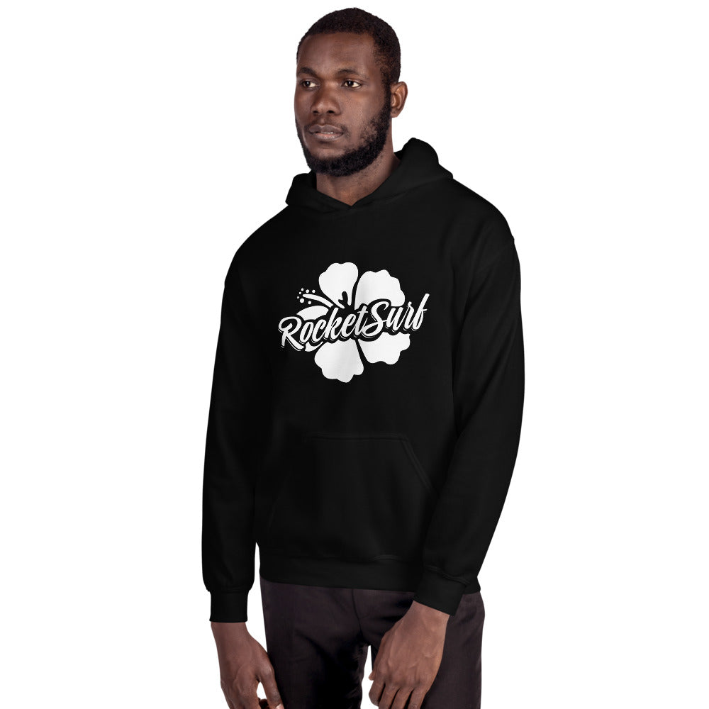 Unisex Hoodie White Flower