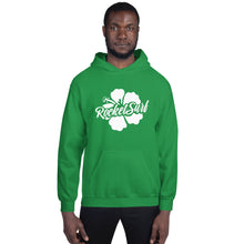 Load image into Gallery viewer, Unisex Hoodie White Flower