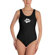 Load image into Gallery viewer, One-Piece Swimsuit - White Flower - Shadow