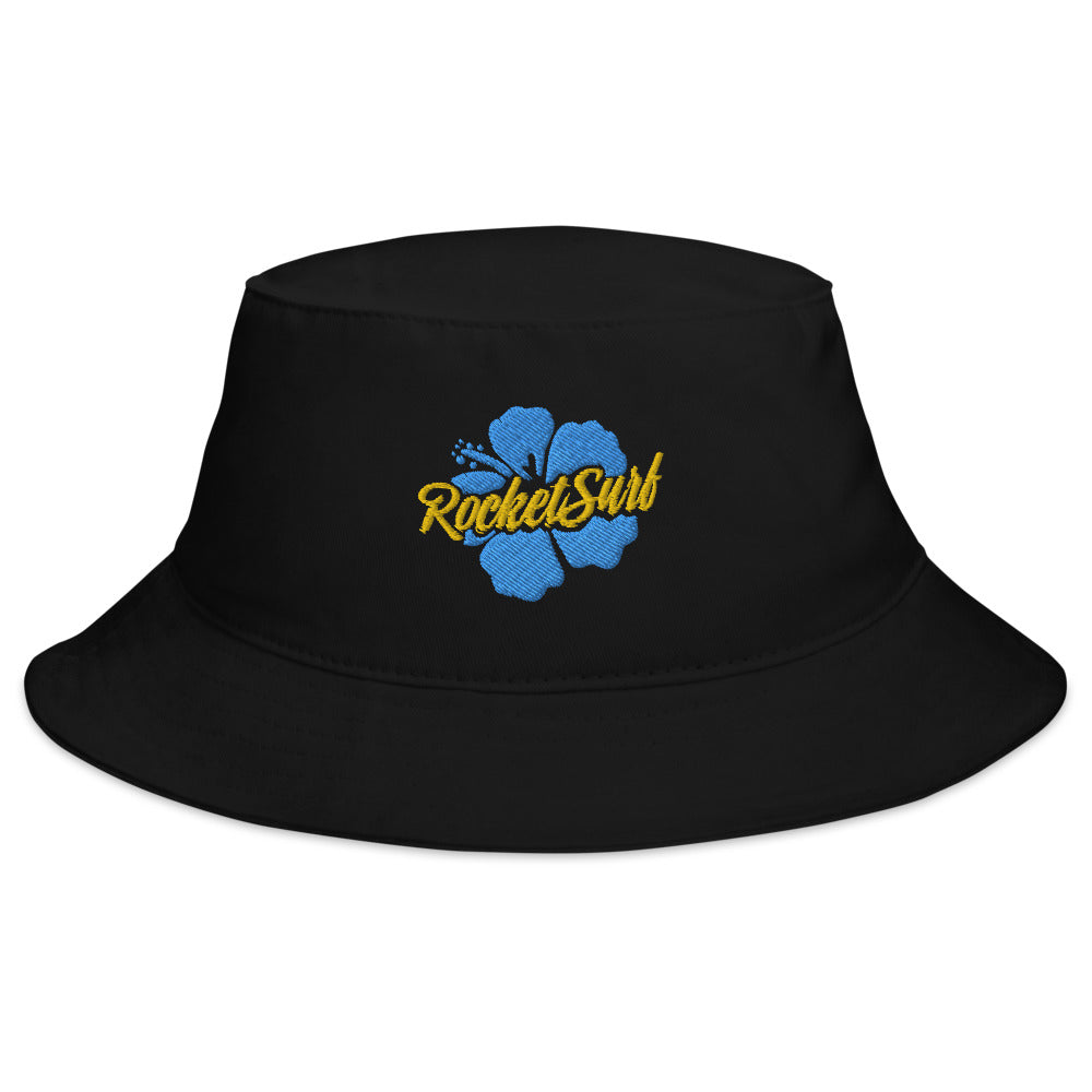 Bucket Hat Blue Flower