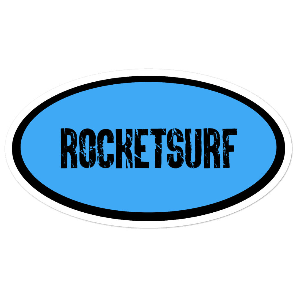 Bubble-free stickers - Blue Oval