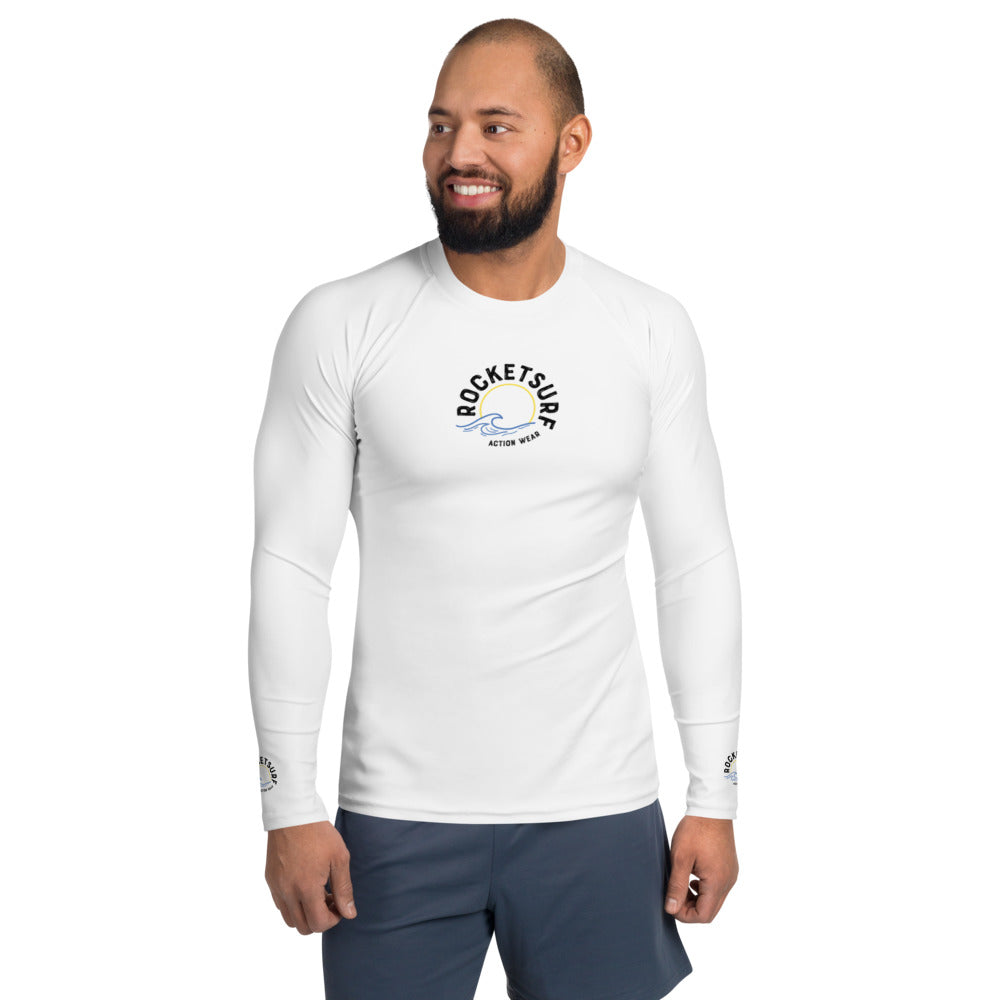 RocketSurf Men's Rash Guard - White