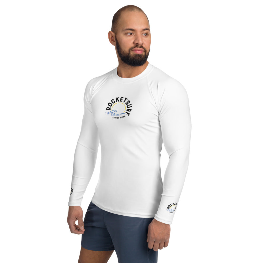 RocketSurf Men's Rash Guard - White
