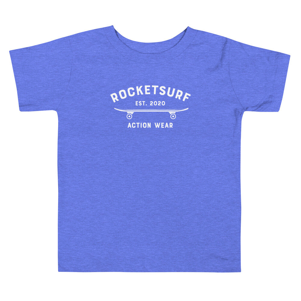 Toddler Short Sleeve Tee - RocketSurf Skate Club White Lettering