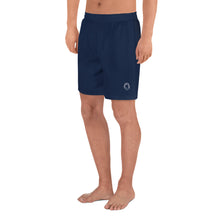 Cargar imagen en el visor de la galería, Men&#39;s Athletic Long Shorts - Navy