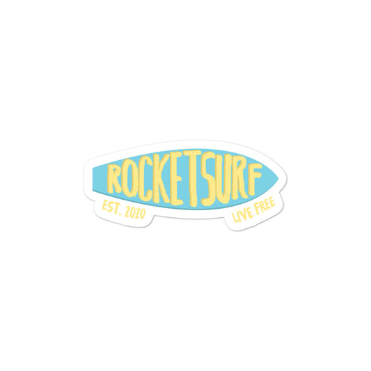 Bubble-free stickers Rocketsurf Board