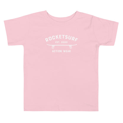 Toddler Short Sleeve Tee - RocketSurf Skate Club White Lettering