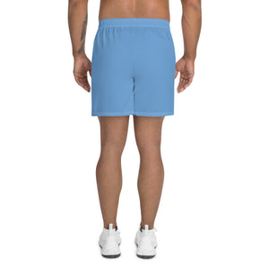 Men's Athletic Long Shorts - Aqua
