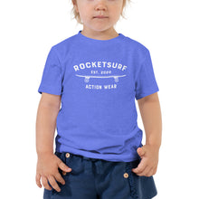 Cargar imagen en el visor de la galería, Toddler Short Sleeve Tee - RocketSurf Skate Club White Lettering