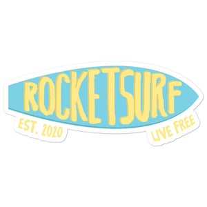 Bubble-free stickers Rocketsurf Board