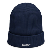 Load image into Gallery viewer, Organic ribbed beanie - Cracked Logo