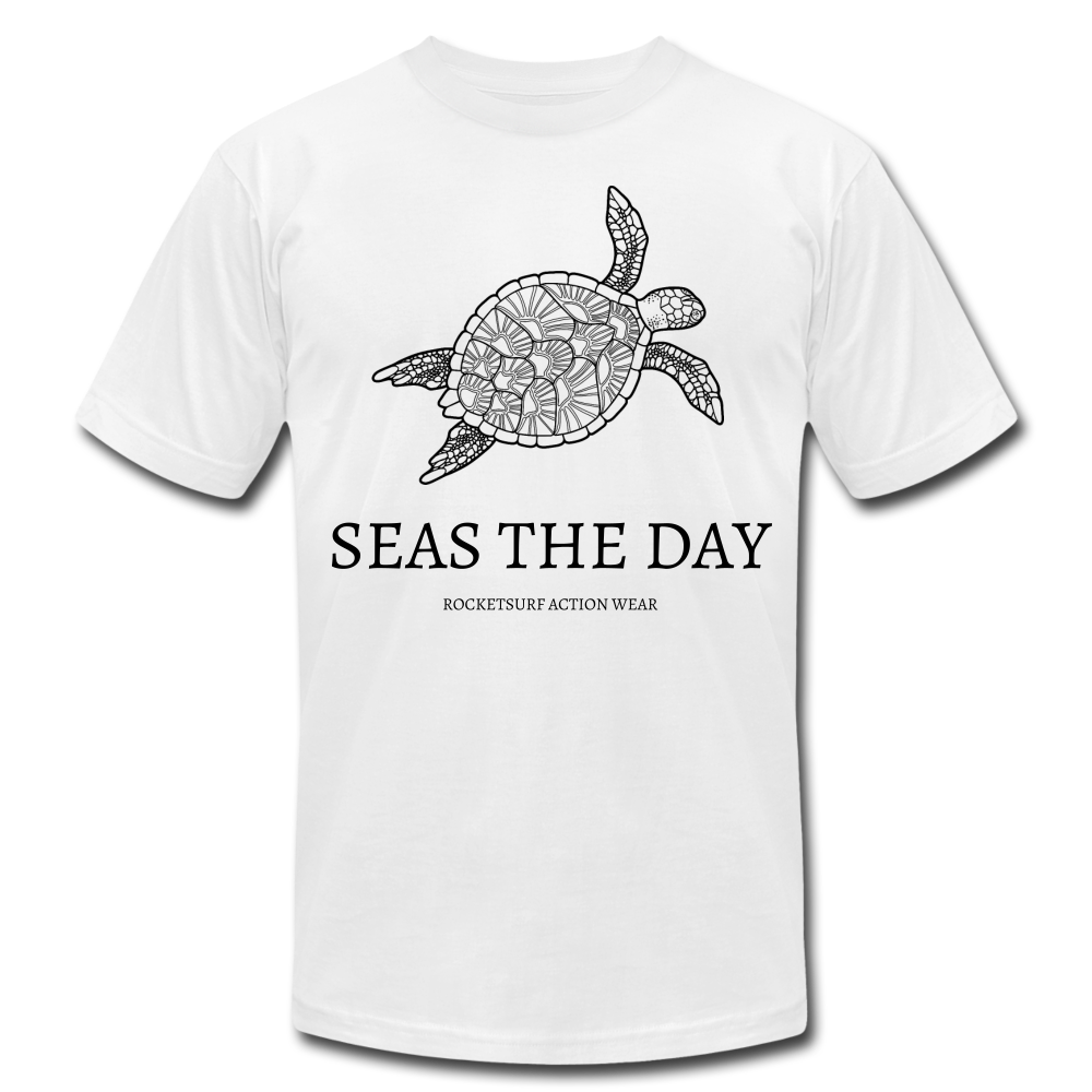 Seas The Day Unisex T-Shirt - white