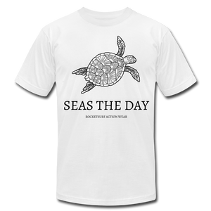 Seas The Day Unisex T-Shirt - white