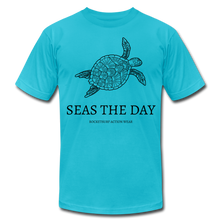 Carregar imagem no visualizador da galeria, Seas The Day Unisex T-Shirt - turquoise