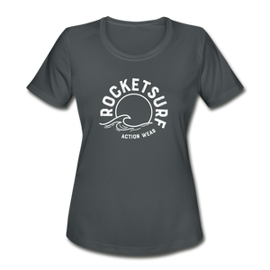 Women's Moisture Wicking Performance T-Shirt - charcoal