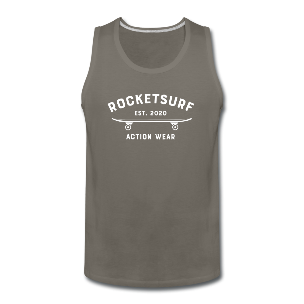 Men’s Premium Tank - Skate - asphalt gray