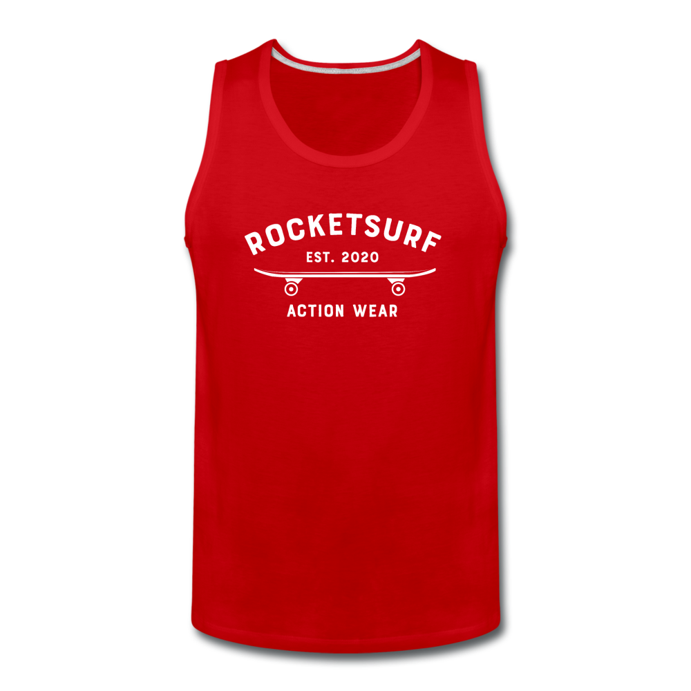Men’s Premium Tank - Skate - red
