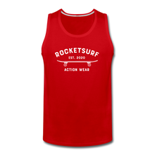 Load image into Gallery viewer, Men’s Premium Tank - Skate - red