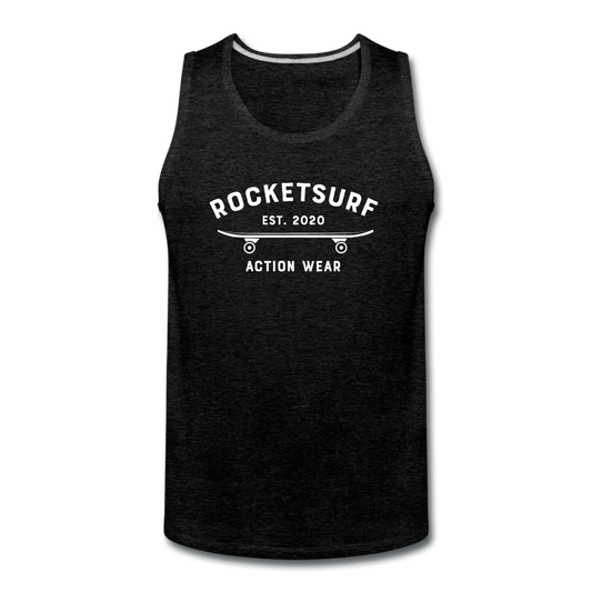 Men’s Premium Tank - Skate - charcoal gray