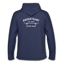 Load image into Gallery viewer, Unisex Lightweight Terry Hoodie - Skate Club - heather navy