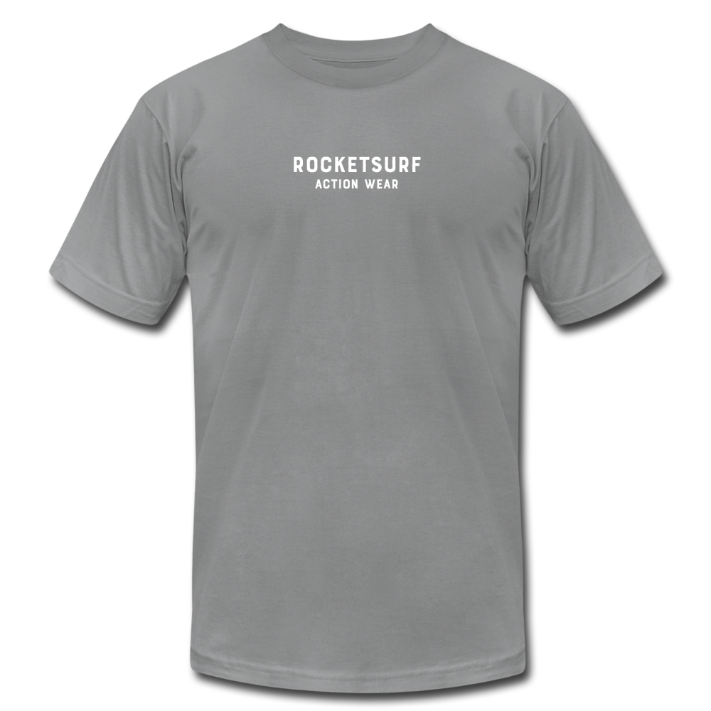Unisex Jersey T-Shirt by Bella + Canvas - RocketSurf Logo - slate