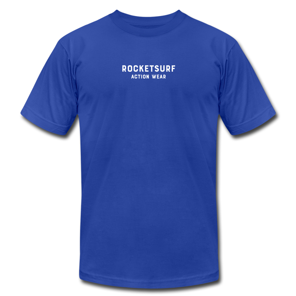 Unisex Jersey T-Shirt by Bella + Canvas - RocketSurf Logo - royal blue